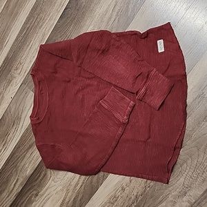 Kids - Gap long sleeve waffle tee size S(6-7)